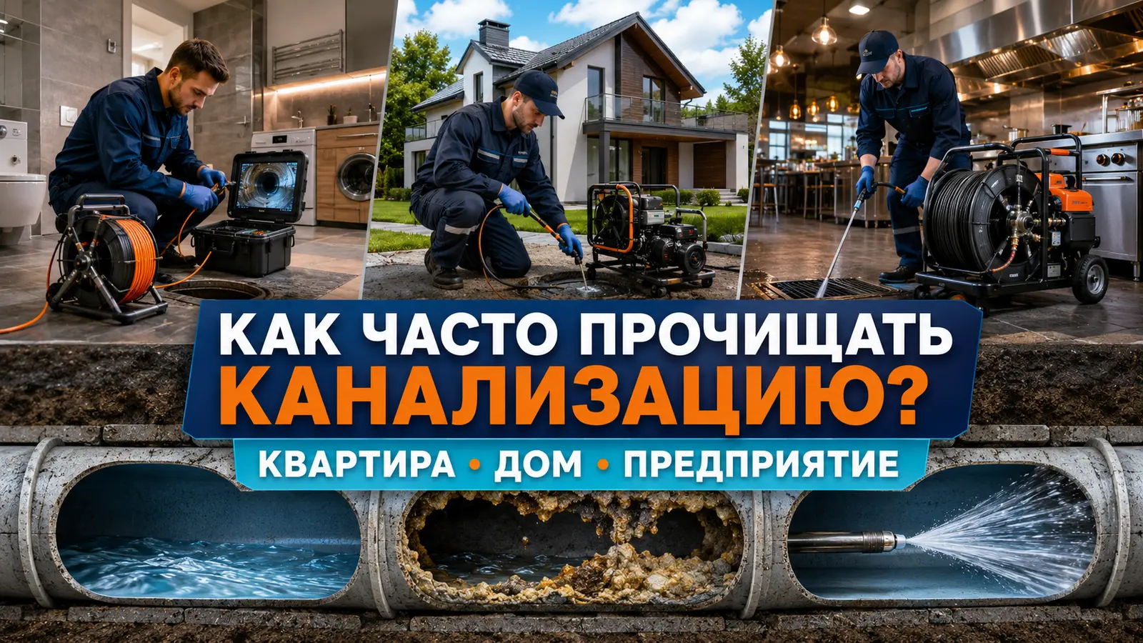 Периодичность профилактической прочистки канализации